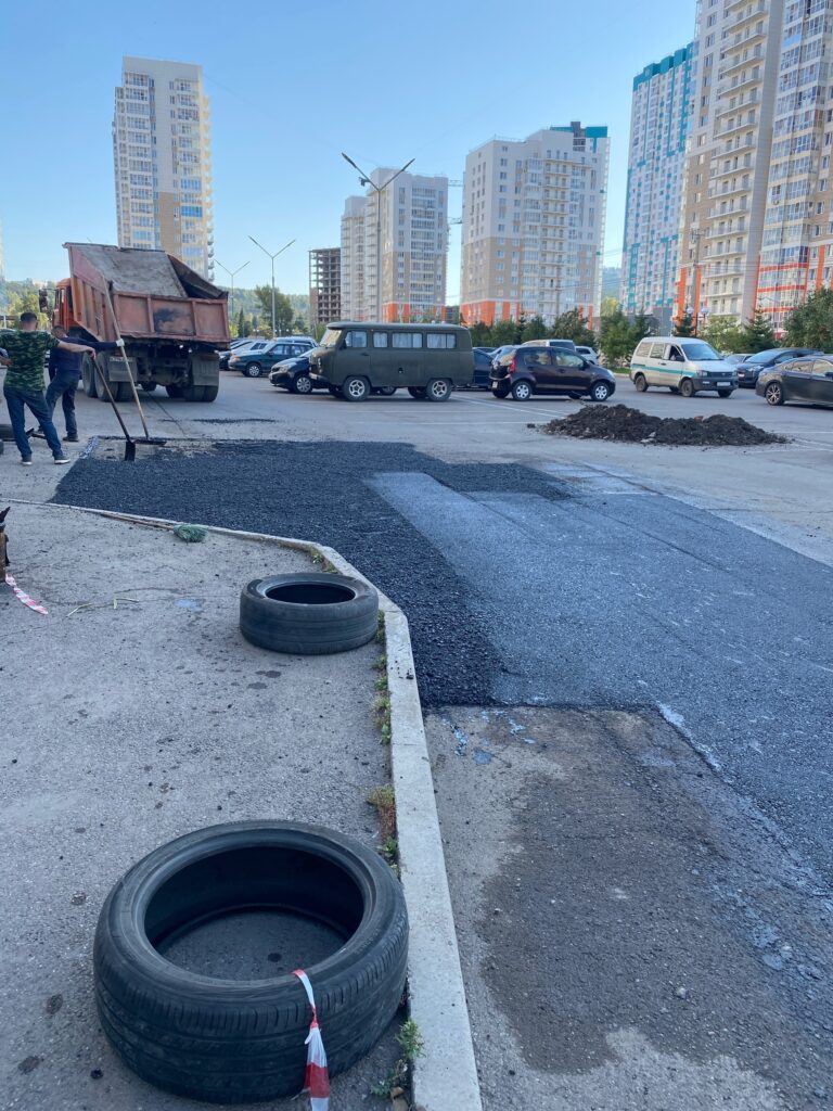 Укладка асфальта